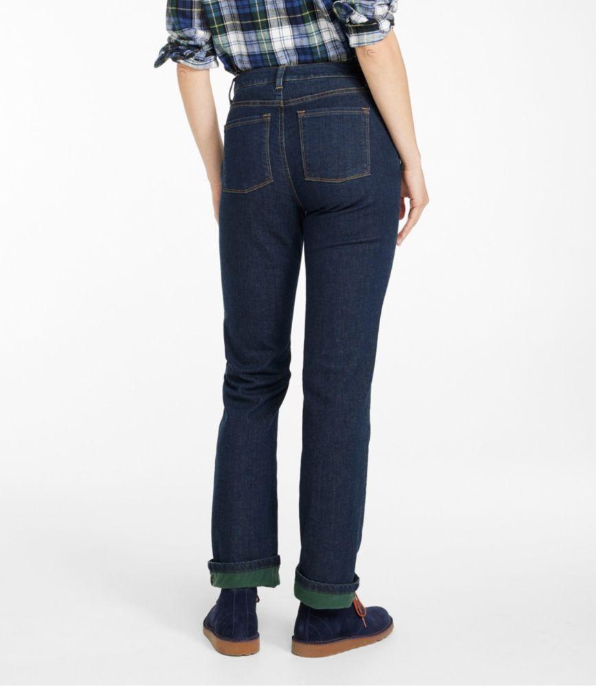 
                            Women's True Shape Jeans, High-Rise Straight-Leg Fleece-Lined
                         Product Image