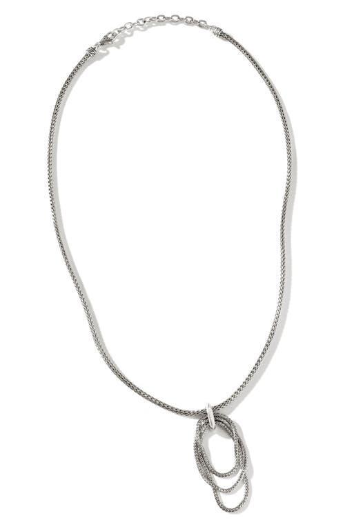 John Hardy Classic Chain Link Drop Pendant Necklace Product Image