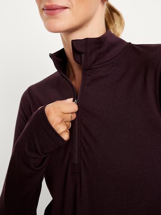 CloudComfy Crop Quarter Zip Product Image