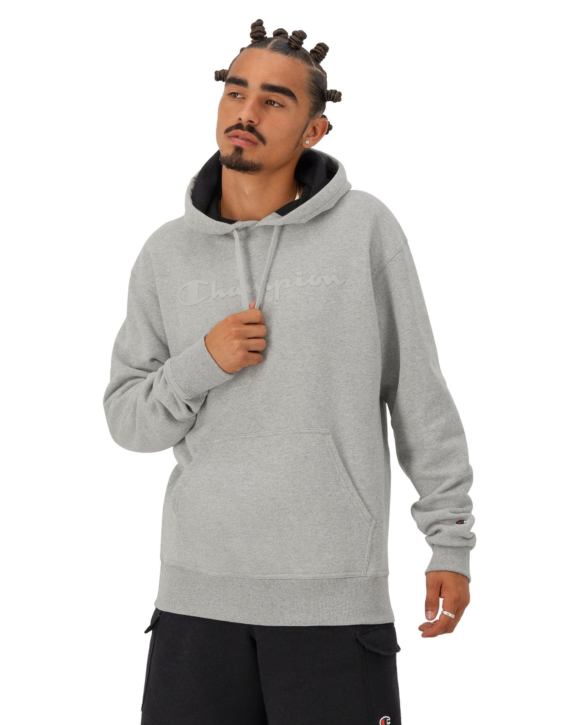 Mens Champion Powerblend Graphic Hoodie Product Image