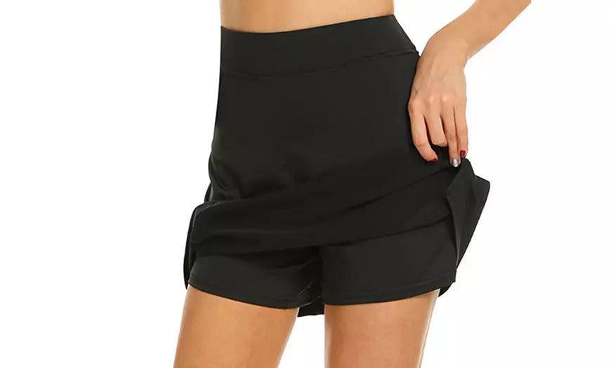 Women’s Active Stretch Running Sports Tennis Skirt Female product image