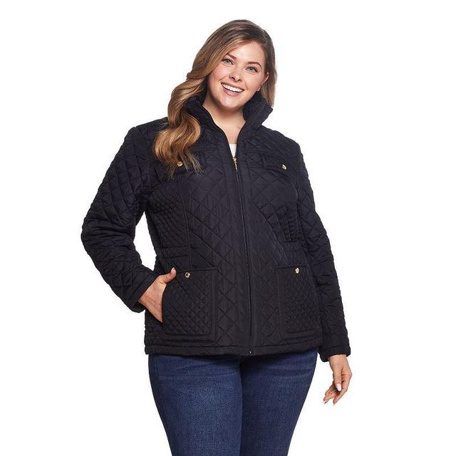 Plus Size Weathercast Quilted Jacket, Womens Product Image