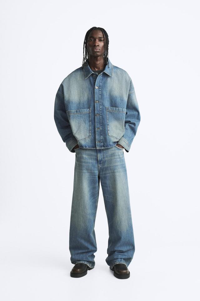 LOOSE FIT FLARED JEANS Product Image