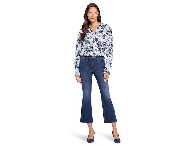 NYDJ Barbara Fray Hem Ankle Bootcut Jeans Product Image