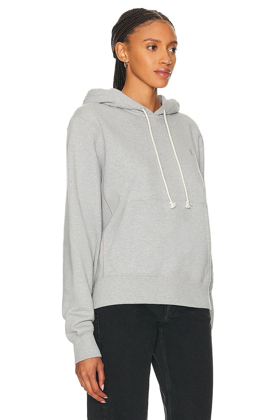 Saint Laurent Hoodie Champion Sweatshirt in Gris Chine - Grey. Size S (also in L, M, XS). Product Image