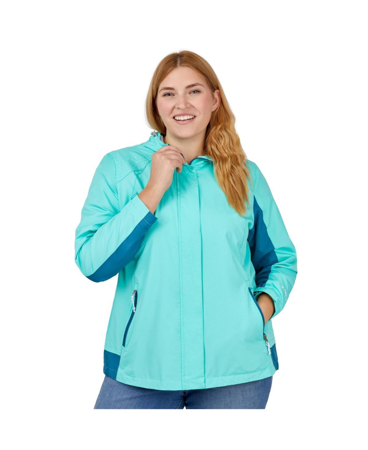 Free Country Womens Plus Size Sun swept Athlete Windbreaker Jacket Product Image