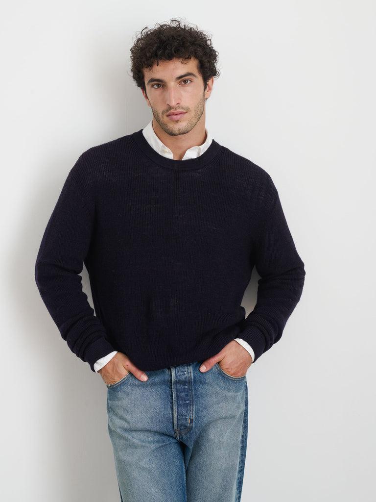 Hank Crewneck Sweater In Wool Product Image