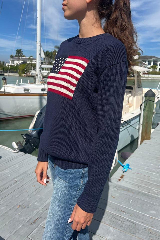 Nico American Flag Sweater Product Image