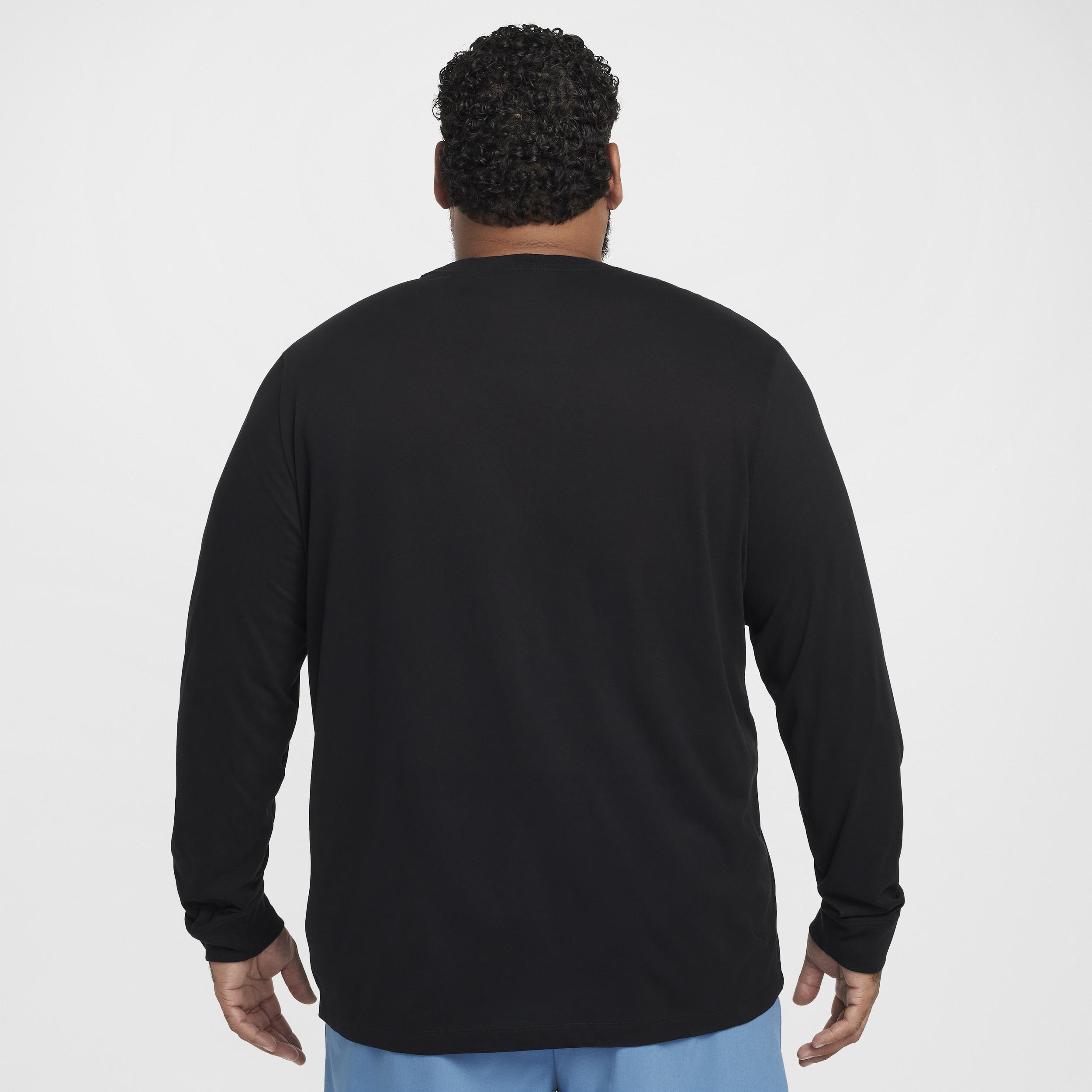 Nike Mens Dri-FIT Long-Sleeve Fitness T-Shirt Product Image