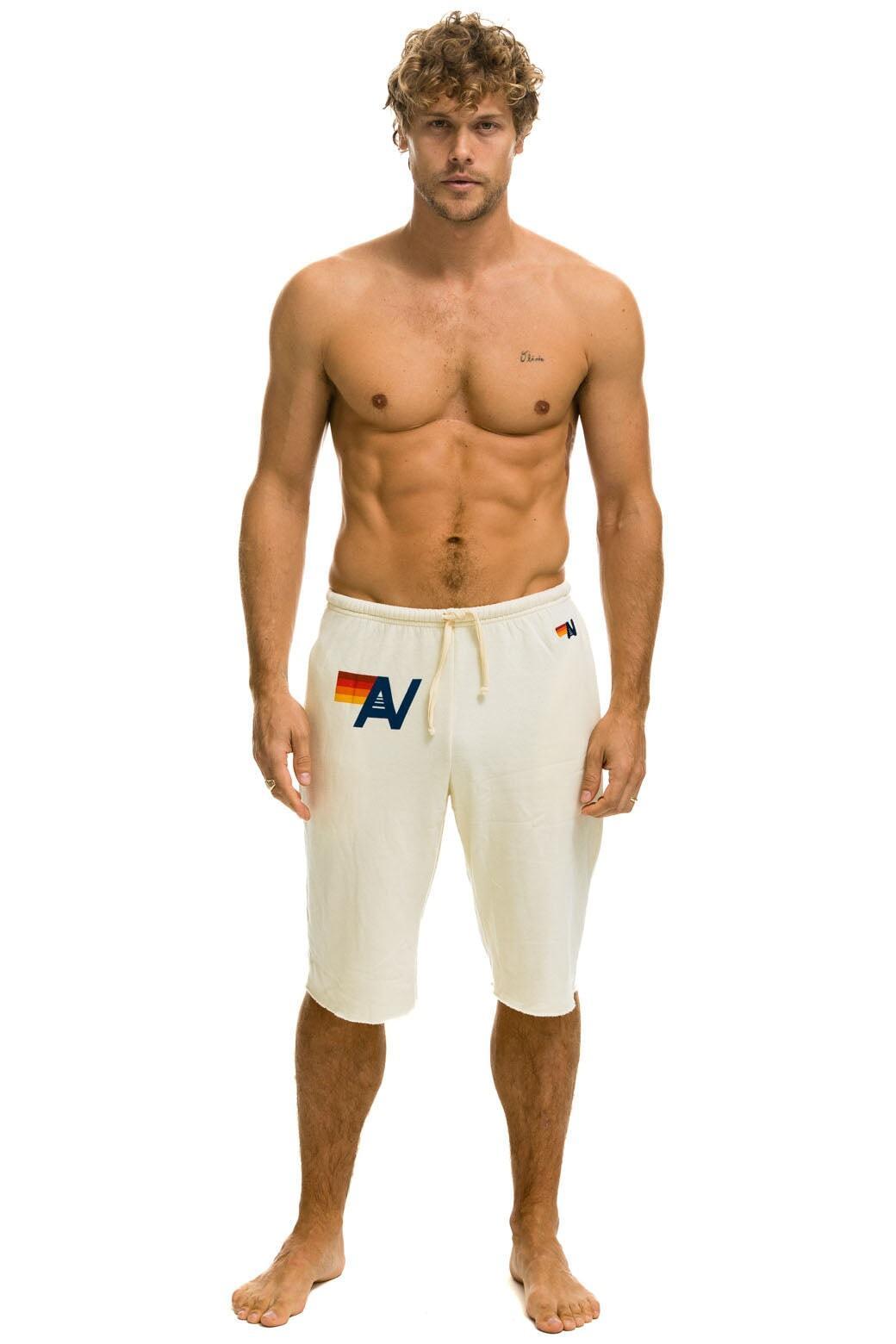 MEN'S LOGO SWEATSHORTS - WHITE Male Product Image