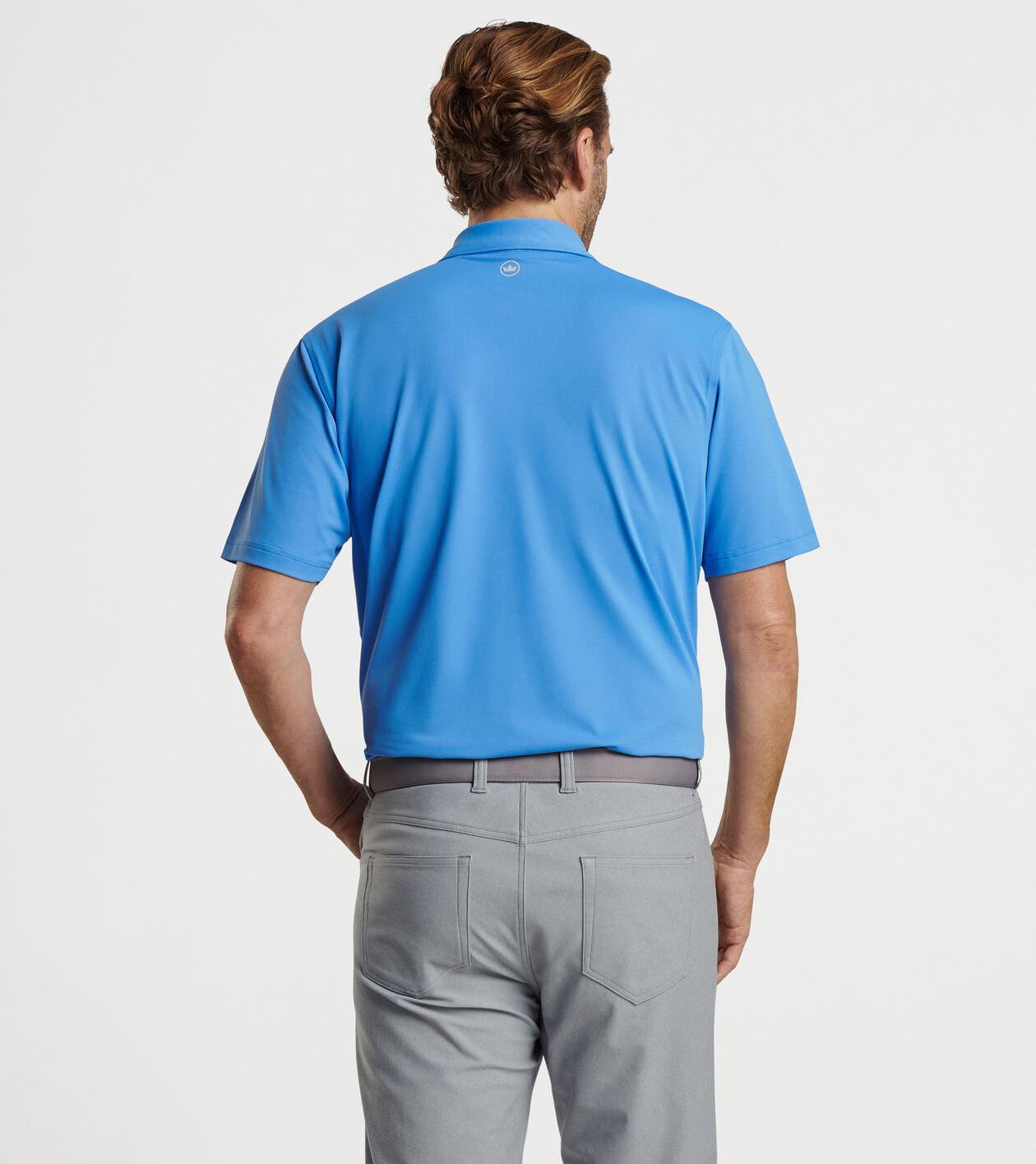 Solid Stretch Mesh Polo Product Image