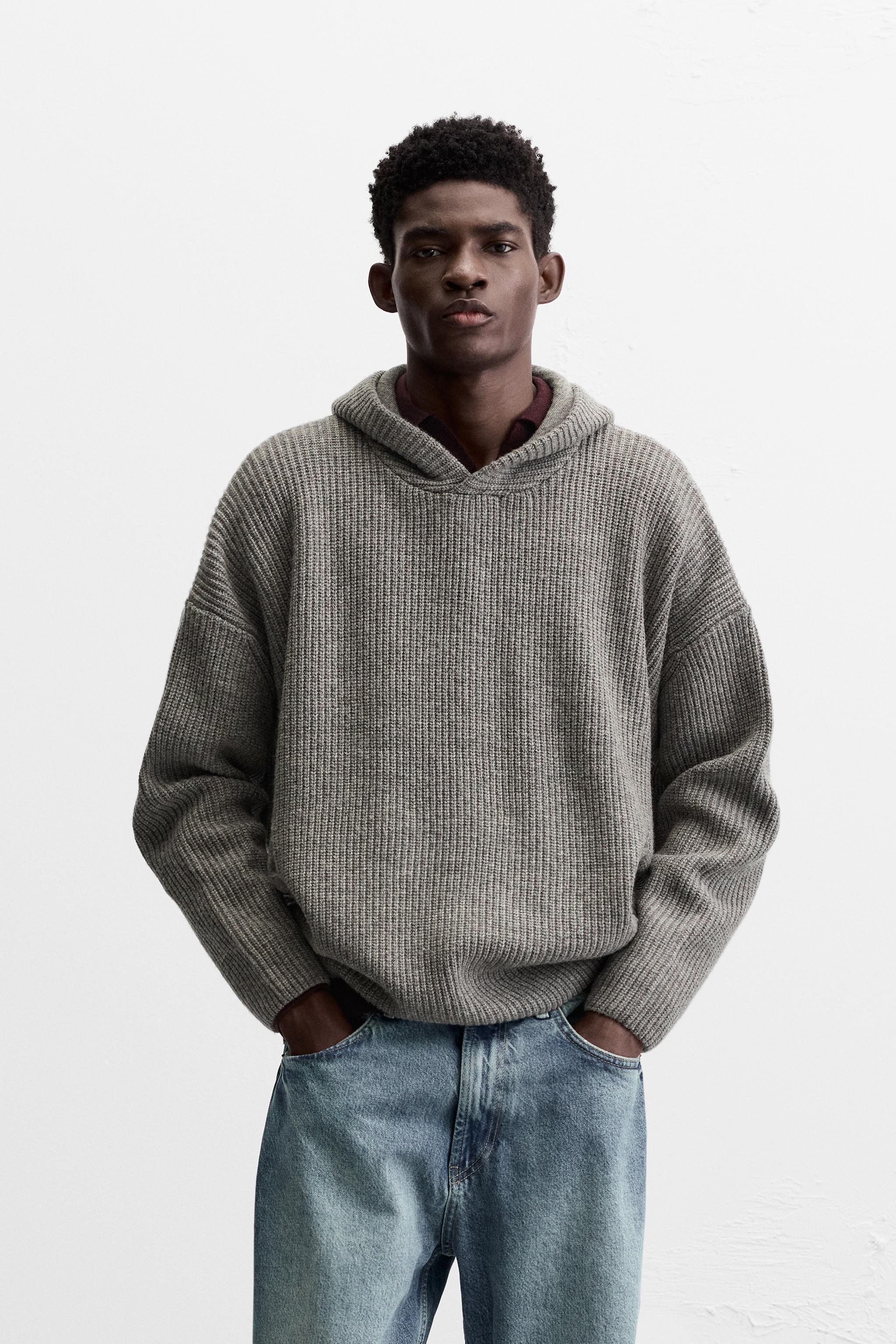 KNIT WOOL BLEND SWEATSHIRT Product Image