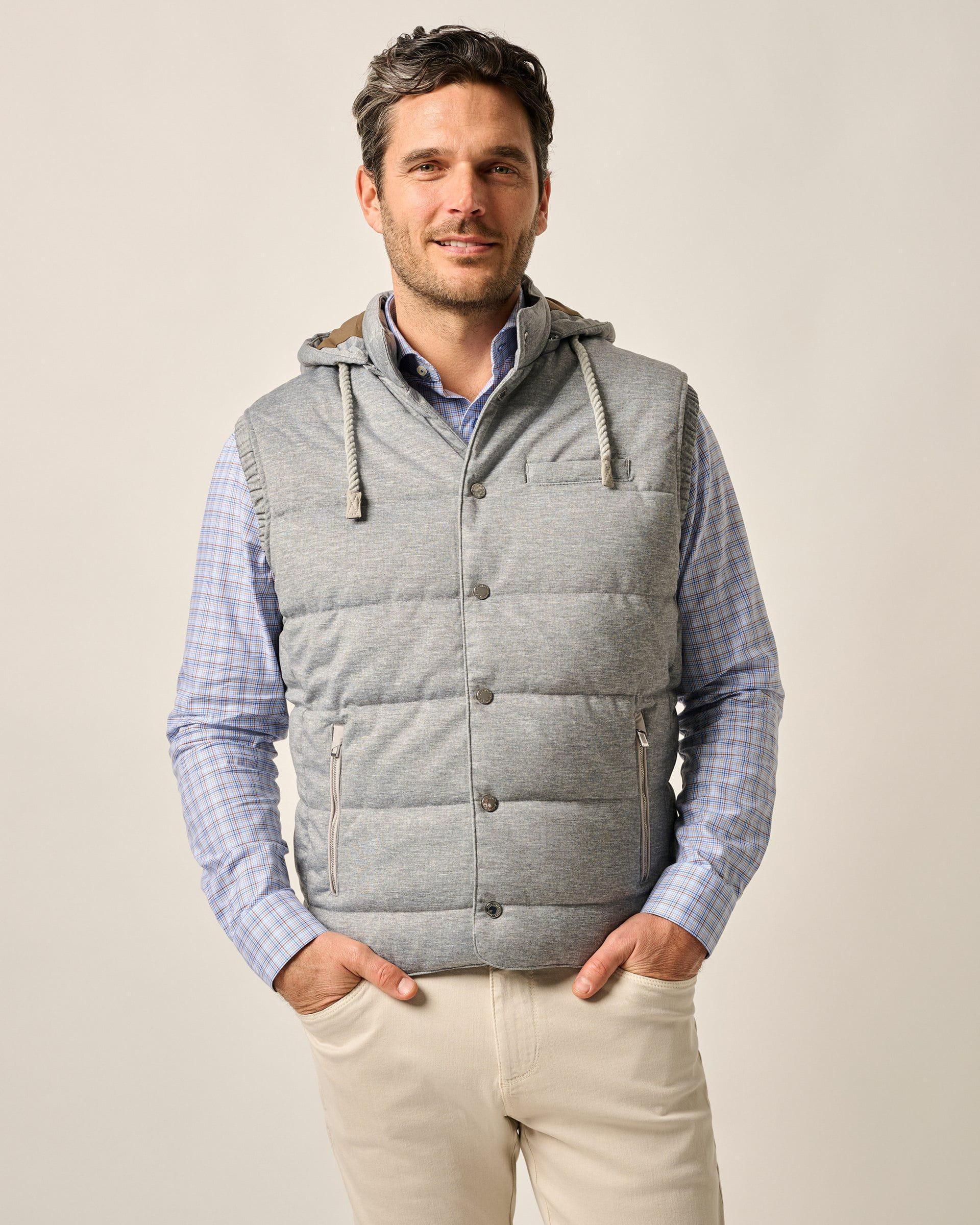 Fairbanks Quilted Hooded Puffer Vest Male Product Image