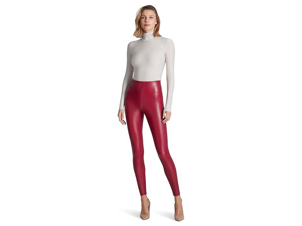 Commando Faux Leather Legging (Raspberry) Women's Dress Pants Product Image