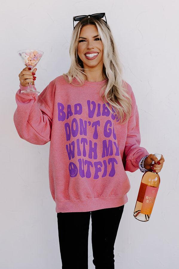 Bad Vibes Graphic Sweatshirt Product Image