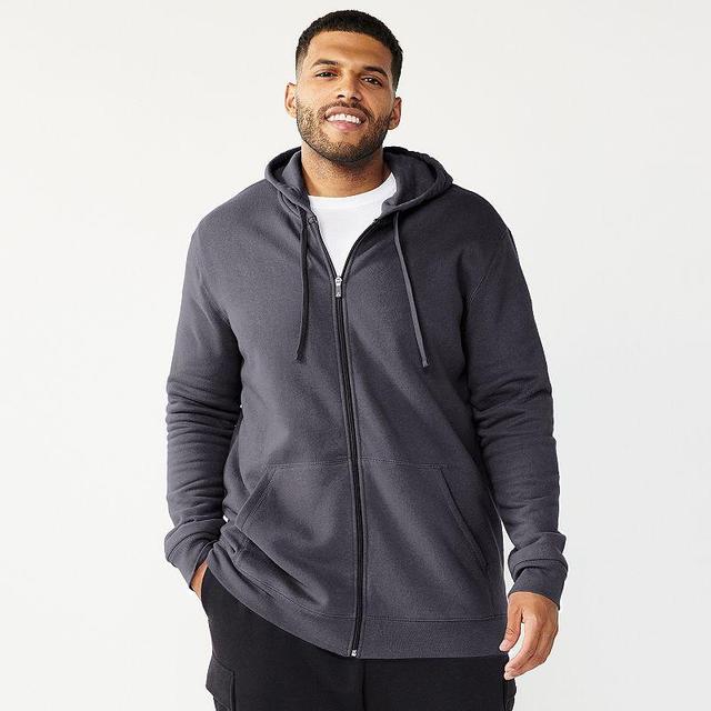 Big & Tall Tek Gear Ultra Soft Fleece Full Zip Hoodie, Mens Product Image