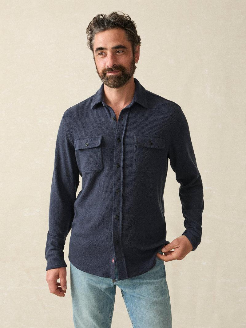 Legend™ Sweater Shirt (Tall) - Brighton Navy Twill Male Product Image