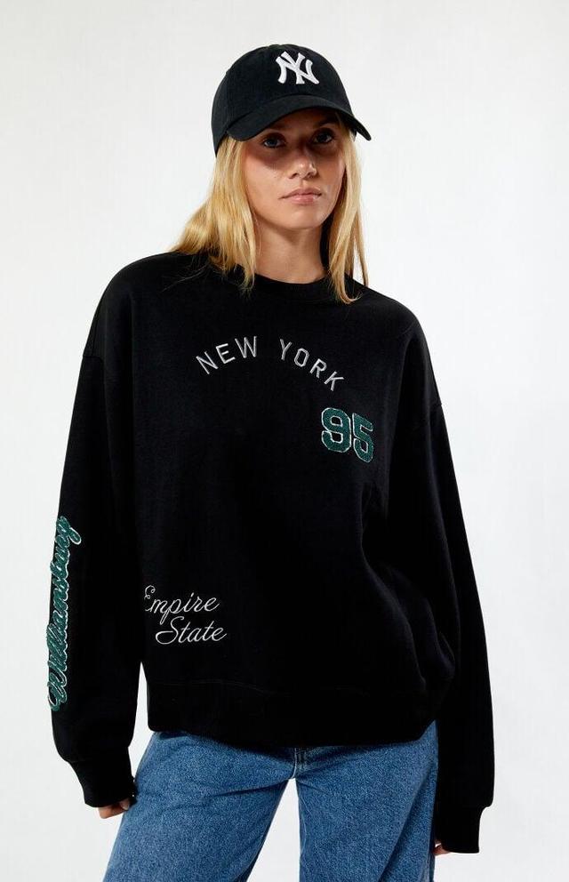 Women's Empire State NY Crew Neck Sweatshirt Product Image