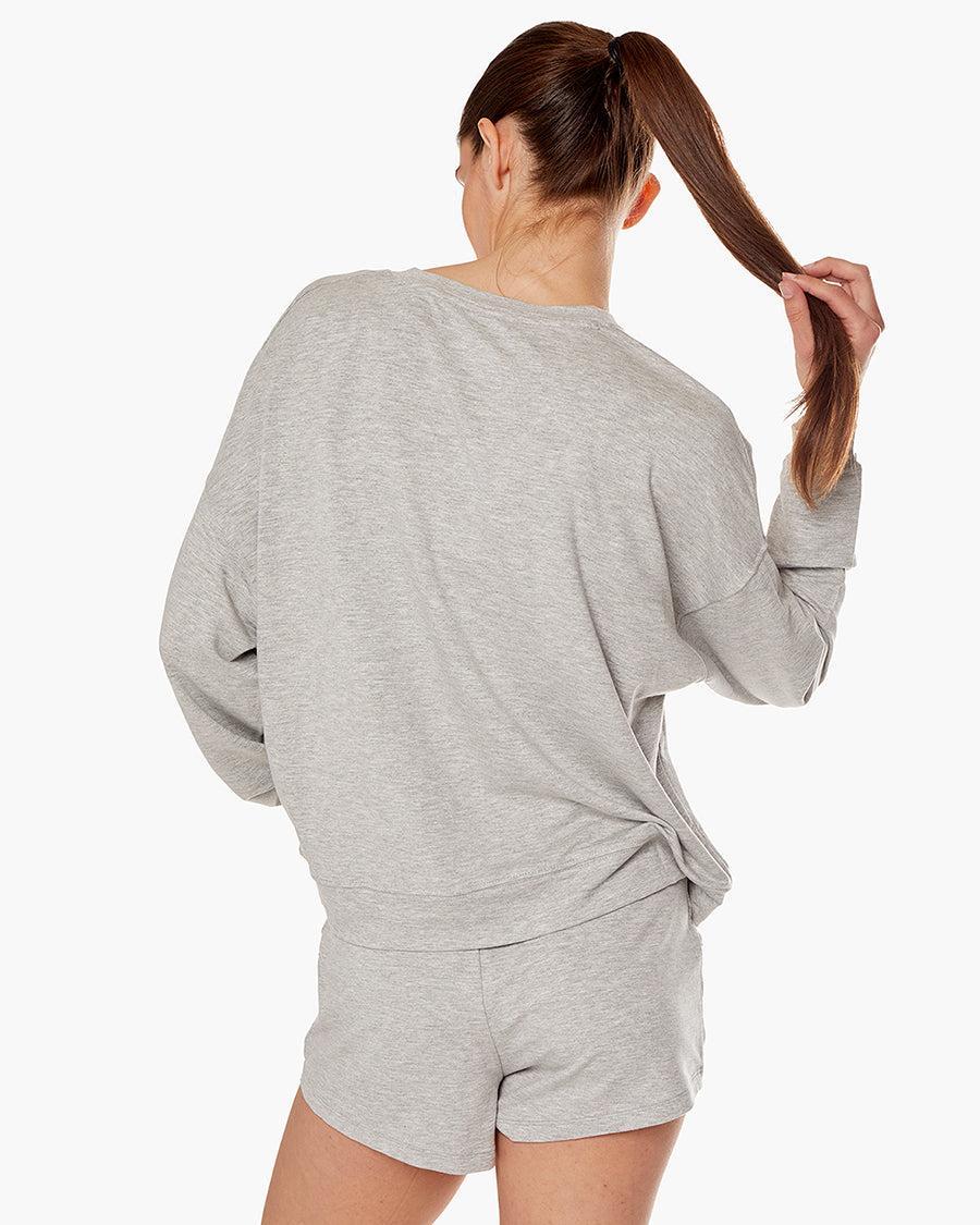 Coucher de Soleil Crew - Heather Grey Product Image