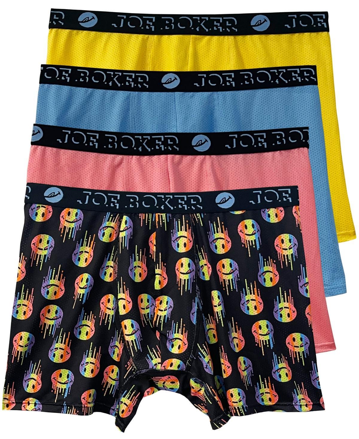 Joe Boxer Mens Rainbow Lickies Boxer Briefs, Pack of 4 Product Image