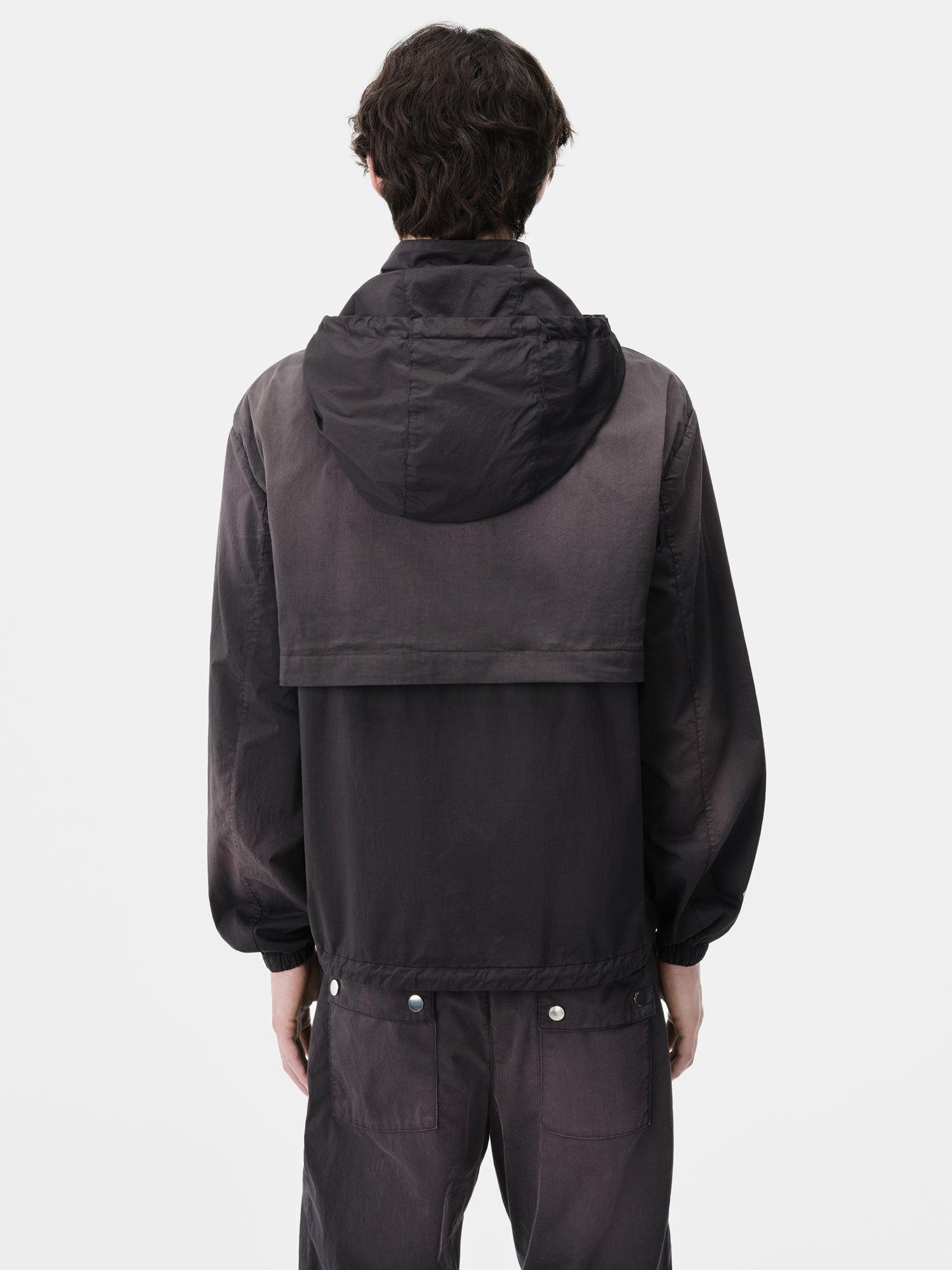 SUNFADED MA WINDBREAKER - BLACK Male Product Image