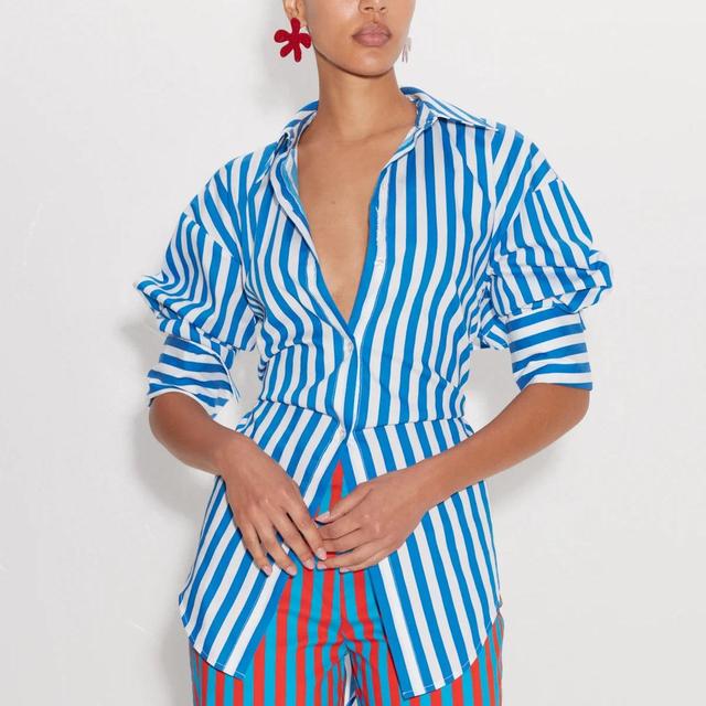 Loch Striped Poplin Button Up Product Image