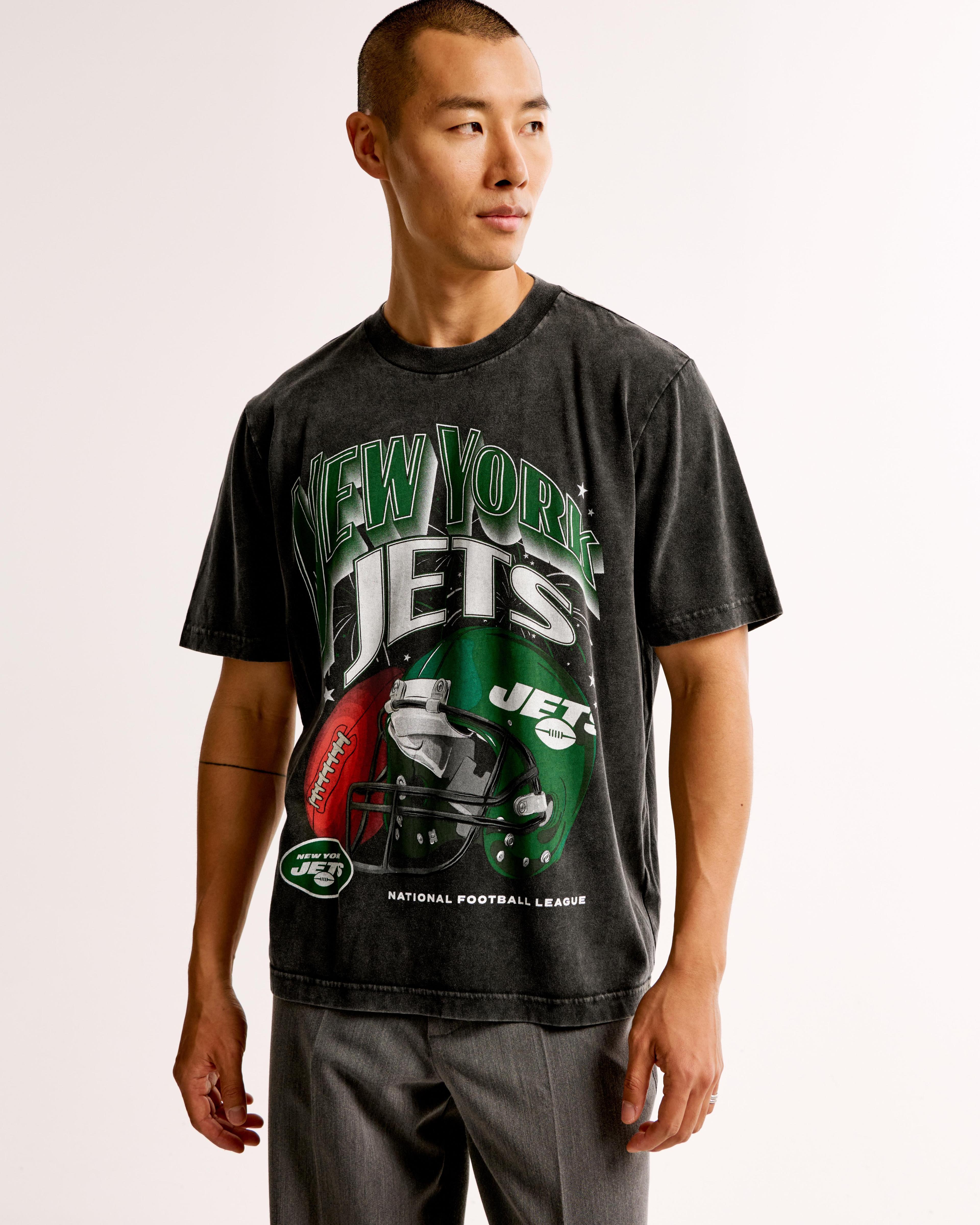 New York Jets Vintage-Inspired Graphic Tee Product Image