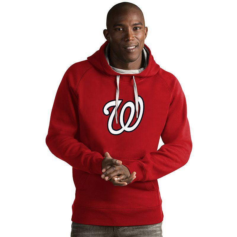 Mens Antigua Washington Nationals Victory Logo Hoodie Product Image