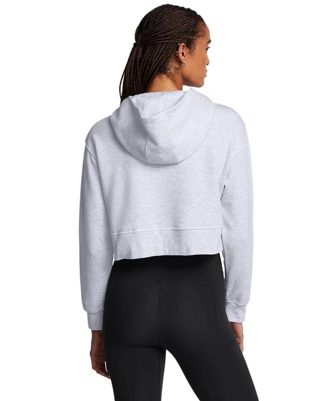 Women's UA Rival Fleece Collegiate Cropped Hoodie Product Image