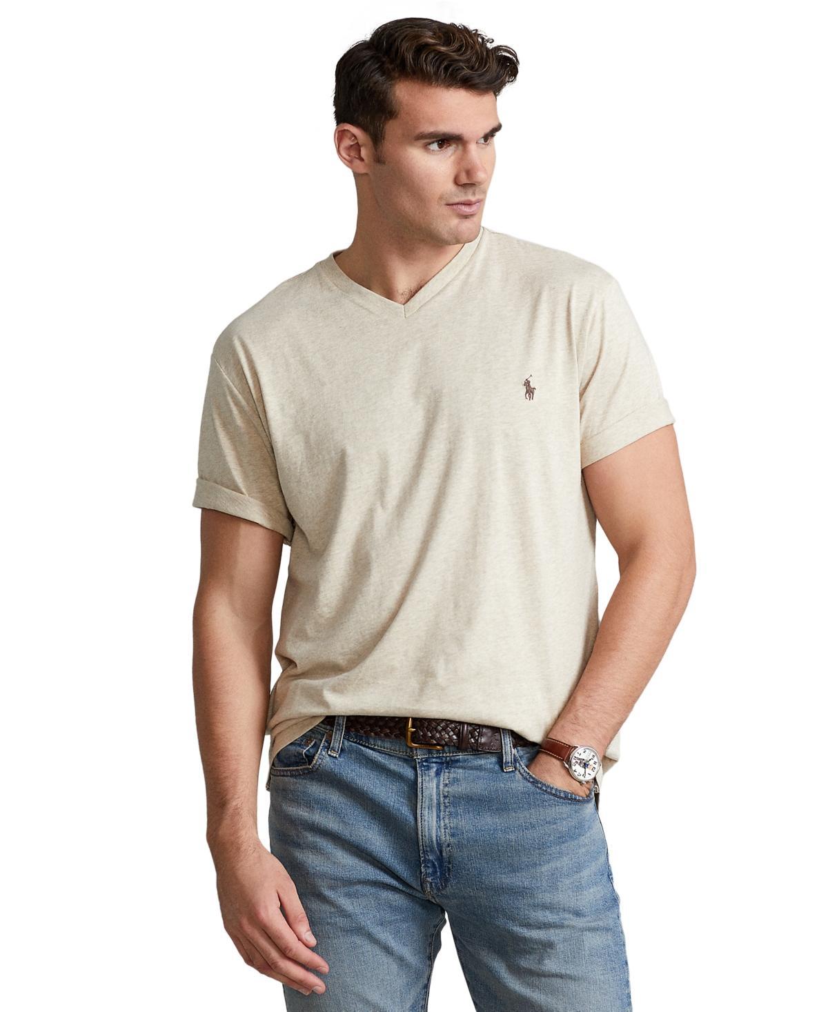 Polo Ralph Lauren Big  Tall Classic-Fit Short-Sleeve Cotton Jersey V-Neck T Product Image