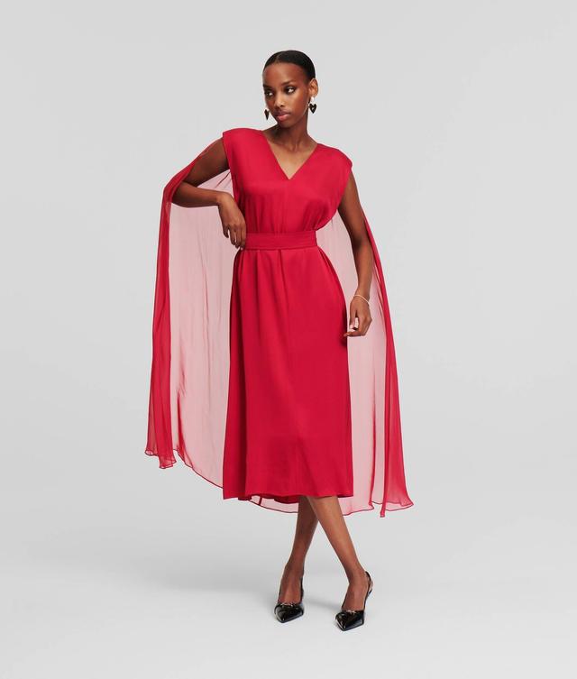 CAPE MIDI DRESS Product Image