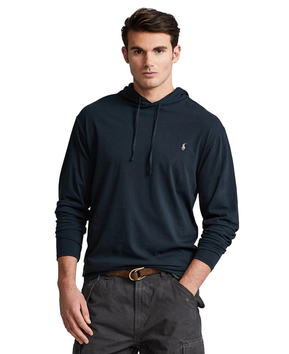 Big & Tall Polo Ralph Lauren Jersey Hooded Long-Sleeve T-Shirt Product Image