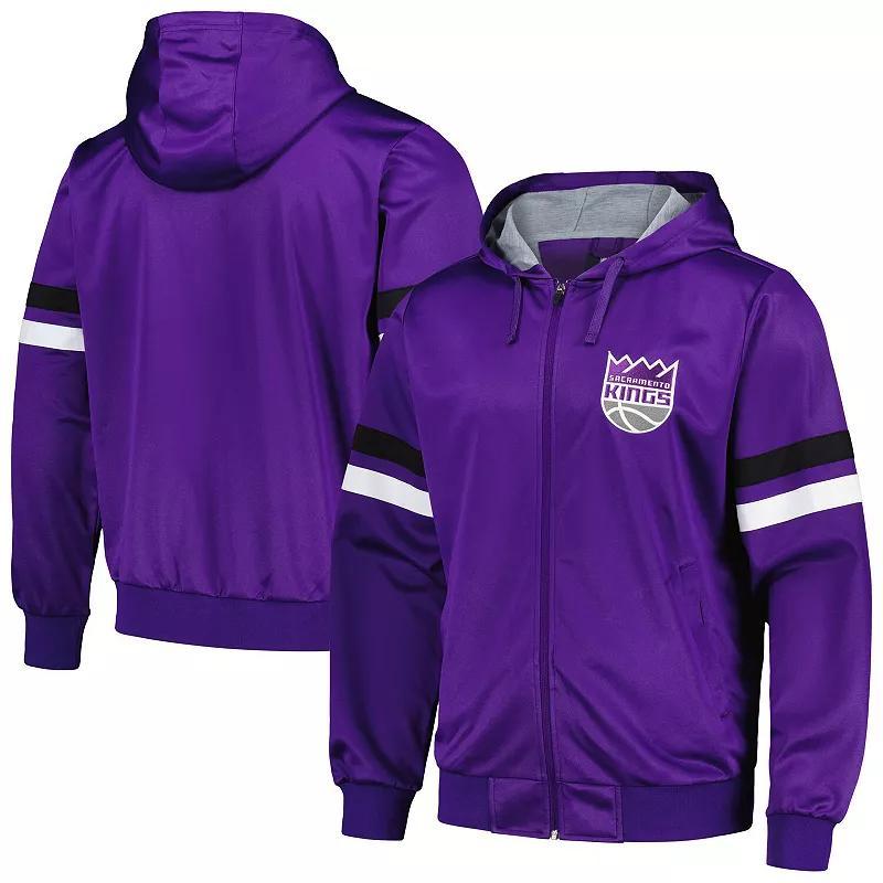 Mens G-III Sports by Carl Banks Purple Sacramento Kings Contender Full-Zip Hoodie Jacket Product Image