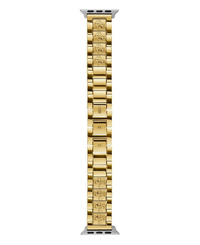 Guess Womens Gold-Tone Stainless Steel Apple Watch Strap 38mm-40mm Product Image