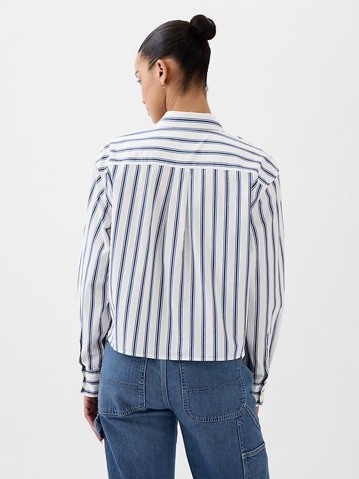 Organic Cotton Cropped Shirt Product Image