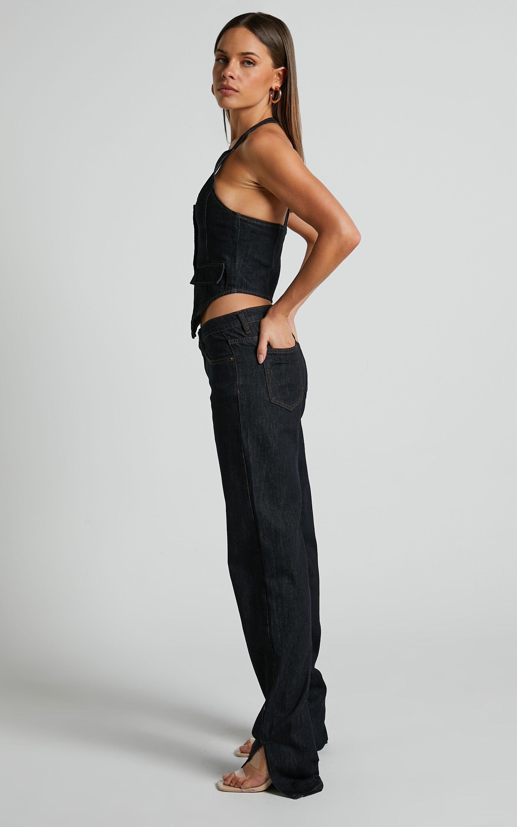 Lioness - Crawford Jeans in Dark Denim Product Image