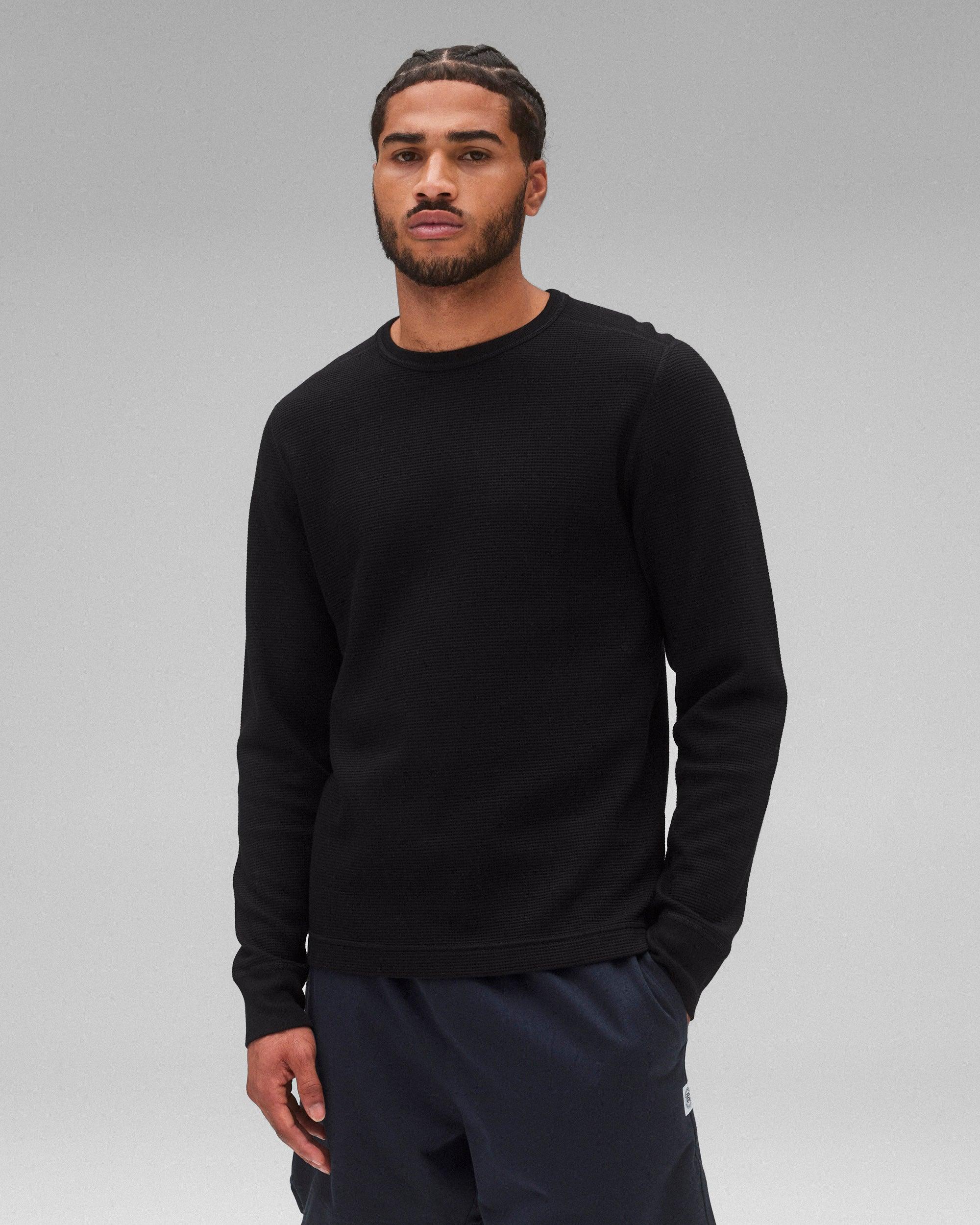 Lightweight Waffle Long Sleeve Male Product Image