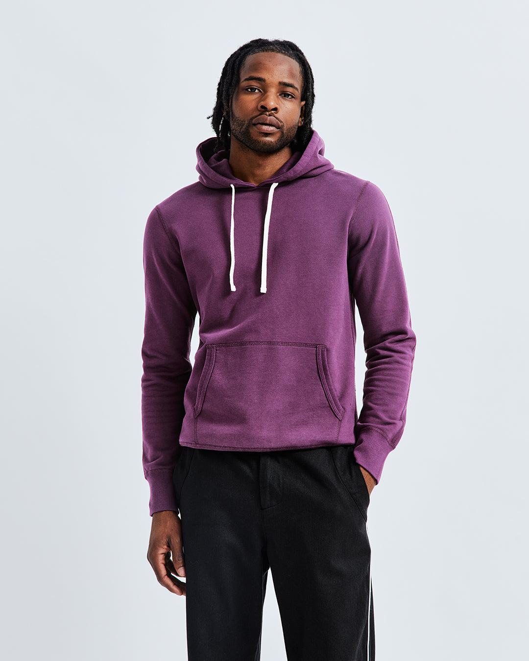 Midweight Terry Slim Hoodie Male Product Image