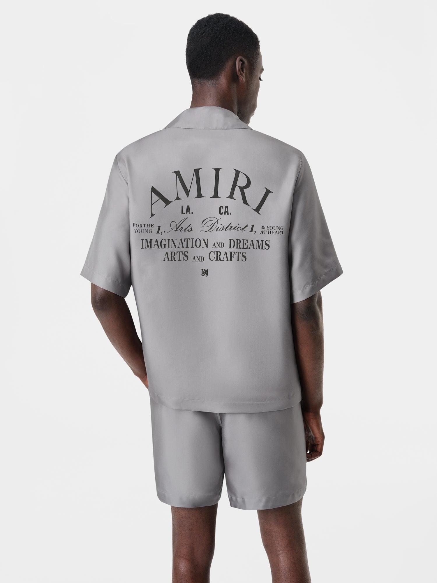 ARTS DISTRICT BOWLING SHIRT - Grey Male Product Image