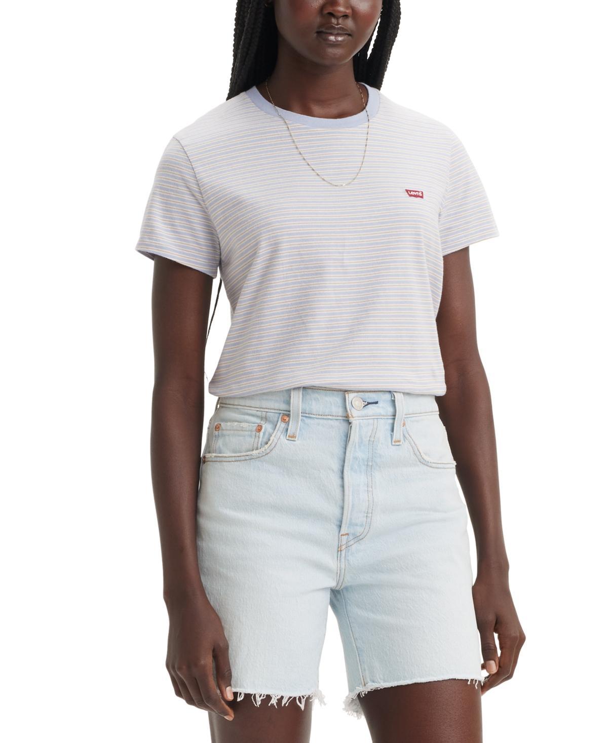 Levis Womens The Perfect Crewneck Cotton T-Shirt Product Image