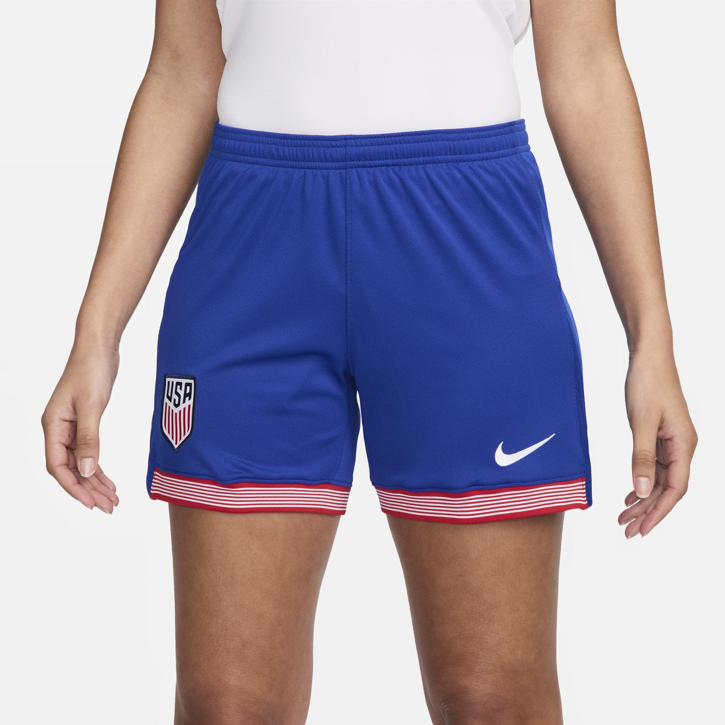 USMNT 2024 Stadium Home Nike Women's Dri-FIT Soccer Replica Shorts Product Image