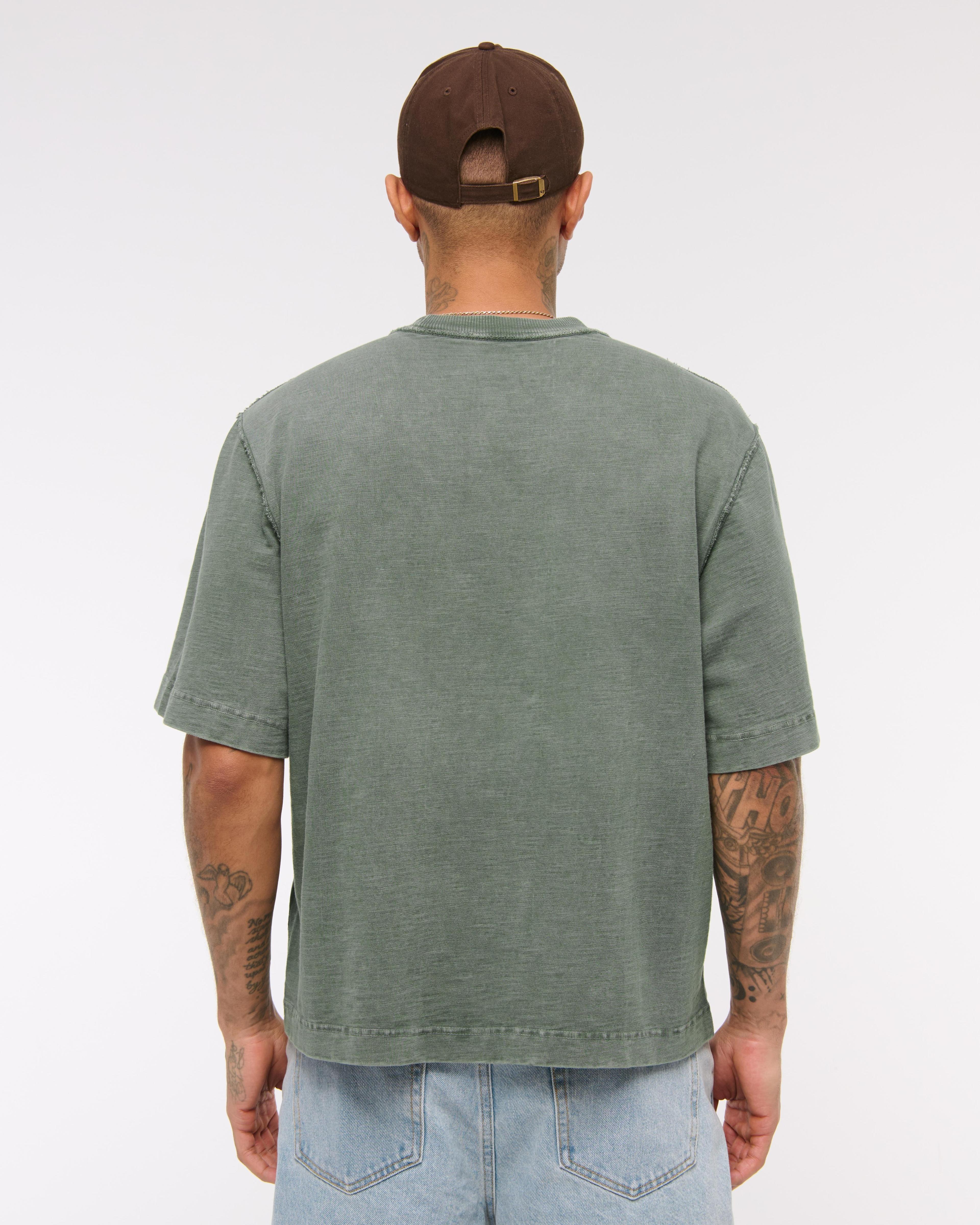 Premium Heavyweight Slub Cropped Tee Product Image