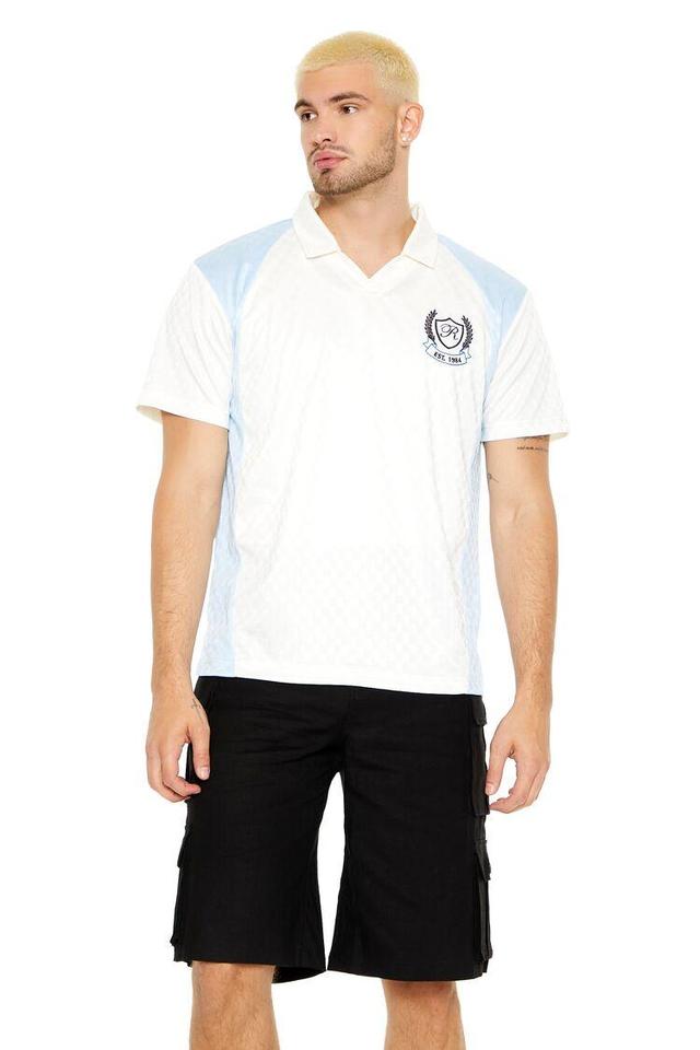 Embroidered Soccer Polo Shirt | Forever 21 Product Image