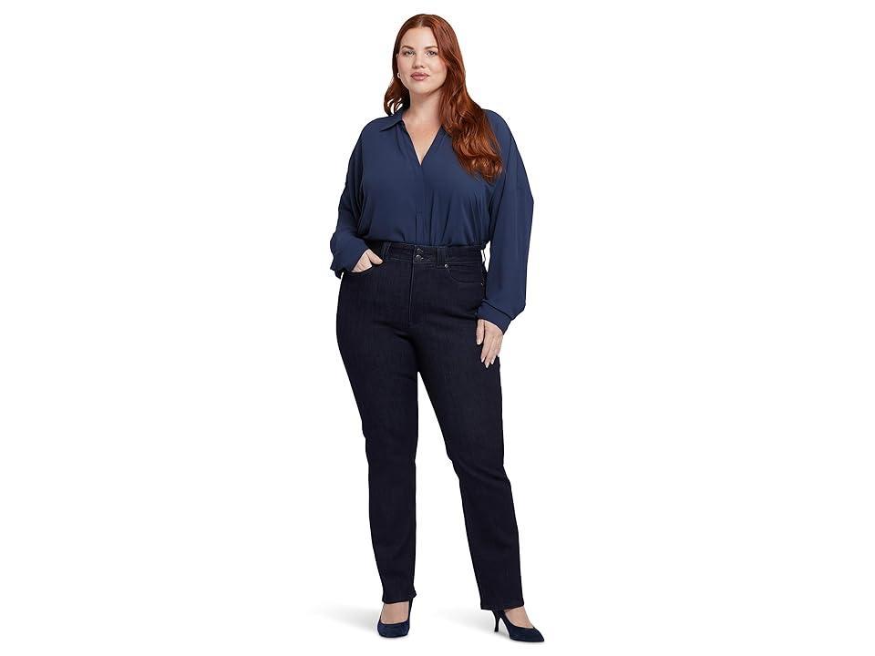 NYDJ Plus Size High Rise Marilyn Straight in Magical (Magical) Women's Jeans product image