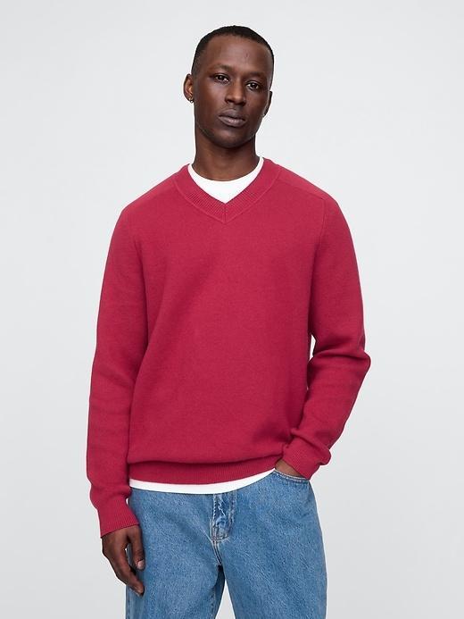 CashSoft V-Neck Sweater product image