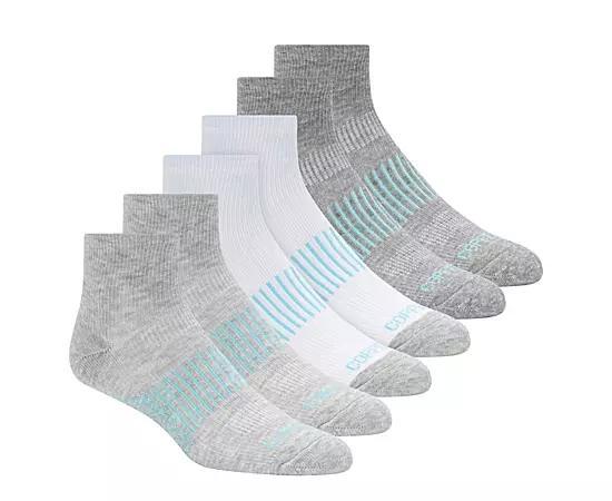 Copper Fit Womens Quarter Socks 6 Pairs Product Image