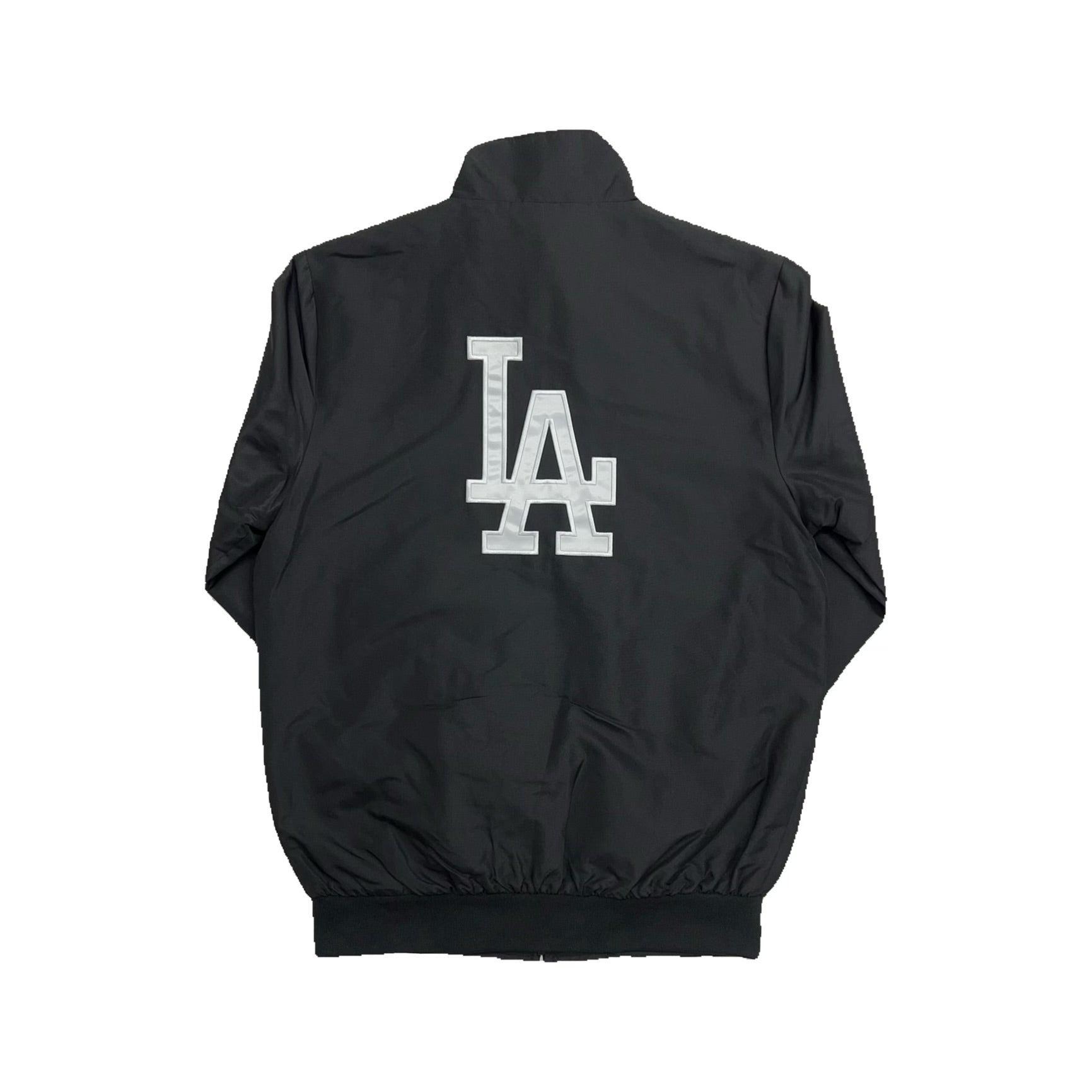 Los Angeles Dodgers Zipper Windbreaker - Black Male Product Image