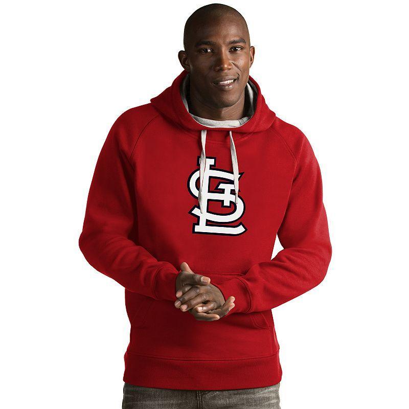 Mens Antigua St. Louis Cardinals Victory Logo Hoodie Product Image