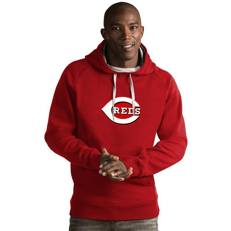 Mens Antigua Cincinnati Reds Victory Logo Hoodie Product Image