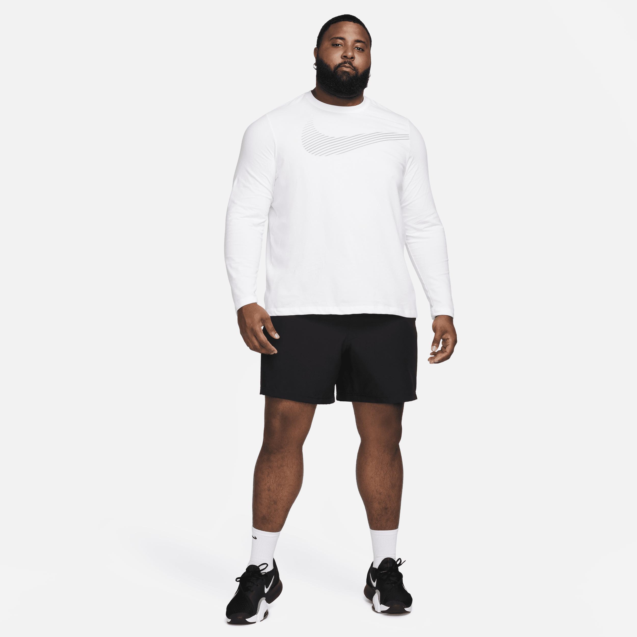 Nike Men's Dri-FIT Long-Sleeve Fitness T-Shirt Product Image